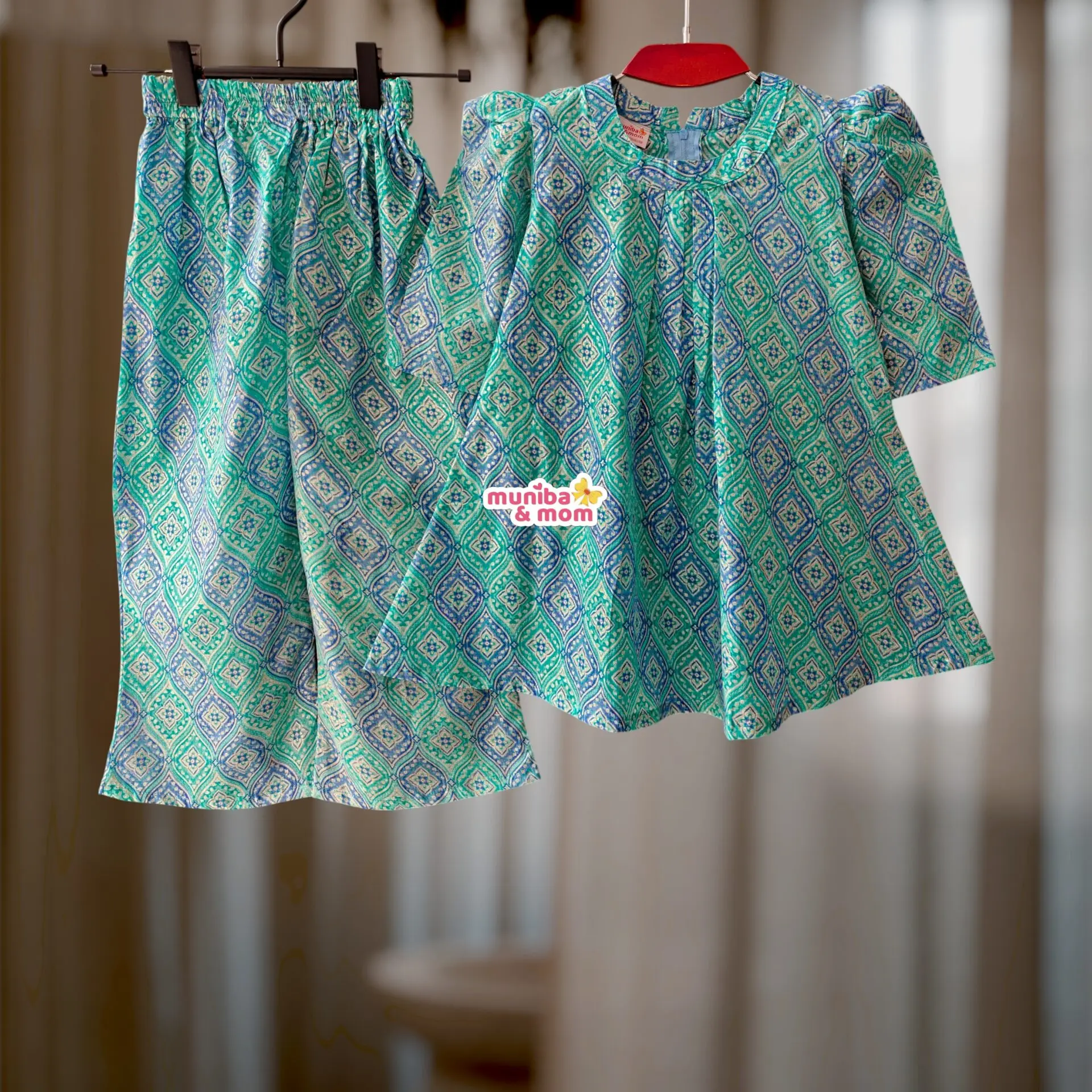 Pest Kalamkar Pure Cotton Top Set PC173T1