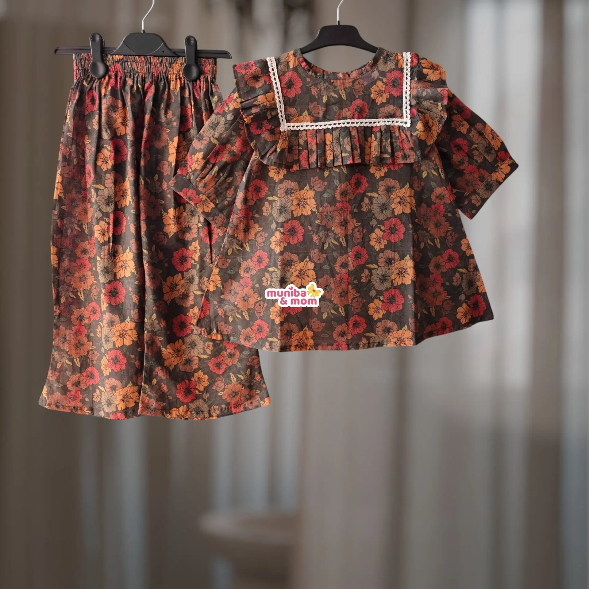 Black Joba Pure Cotton Top-set PC193T2