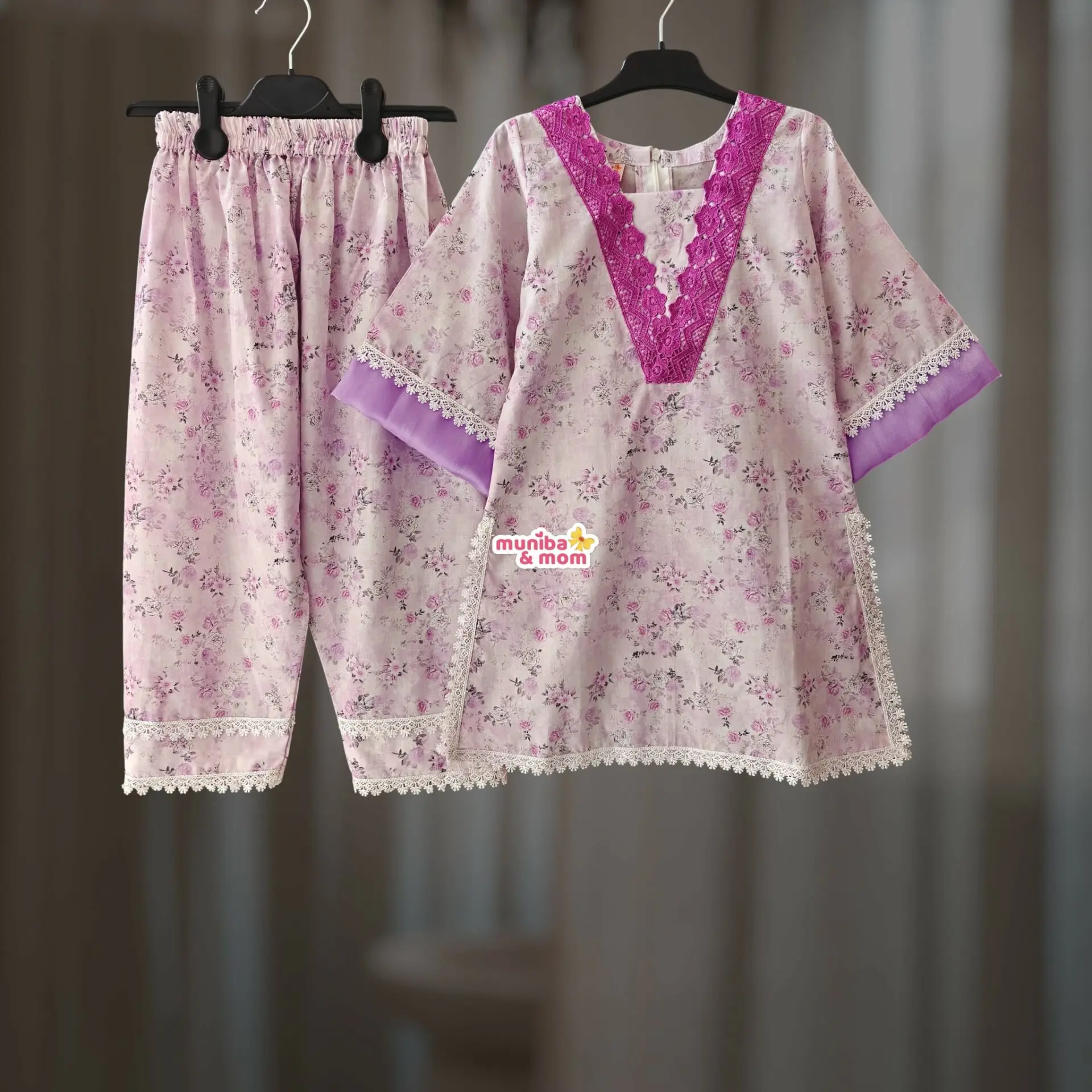 Lavender Rose China Cotton Kamiz-set CC108T2