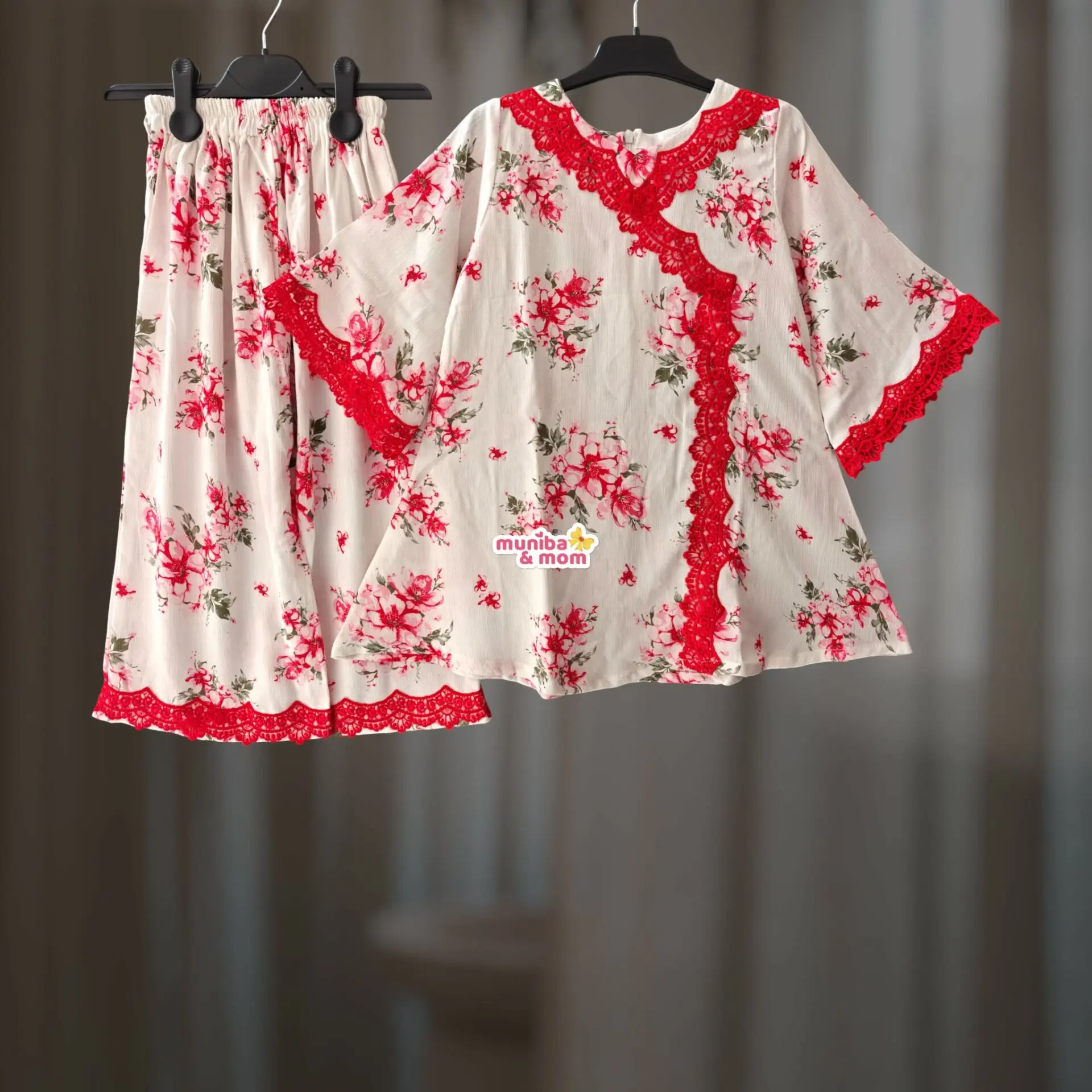Makhon Soft Crape Cotton Top-set (CC112T2)