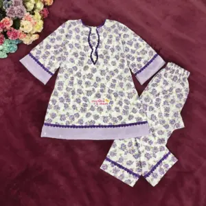 Lavender Premium Cotton Salwar Kamiz Set (CC111T2)