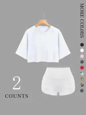 White Color Top & Pant Set – MAT32